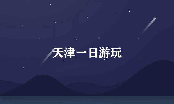 天津一日游玩