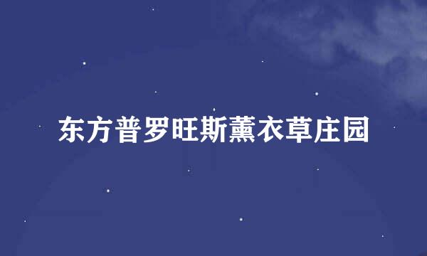 东方普罗旺斯薰衣草庄园