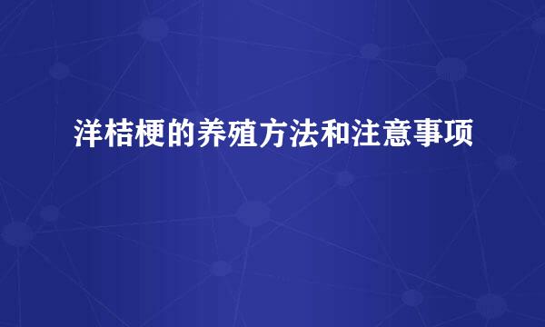 洋桔梗的养殖方法和注意事项