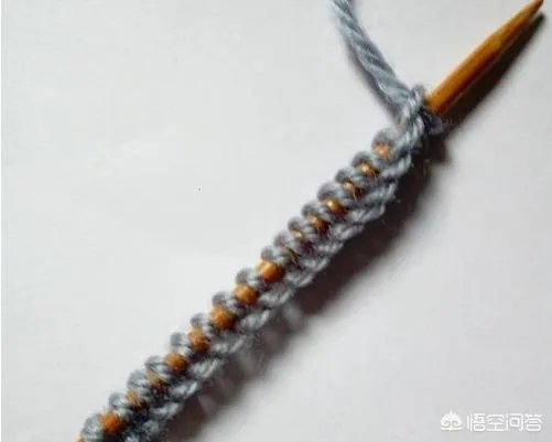 两种颜色的毛衣编织方法？