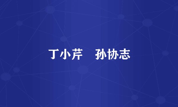 丁小芹 孙协志