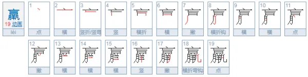 羸怎么读？