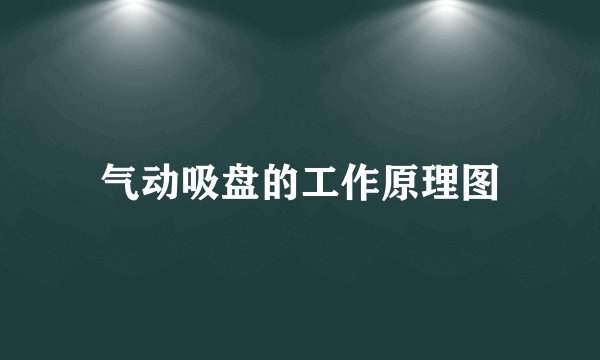 气动吸盘的工作原理图