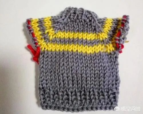 两种颜色的毛衣编织方法?