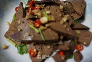 凉拌猪肝