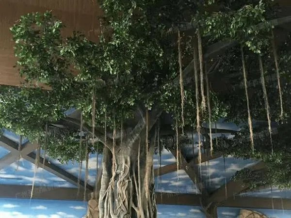爬墙仿真树造做方法除了水泥还能用什么？