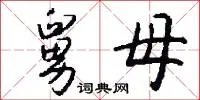 舅母