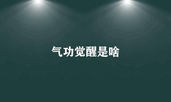 气功觉醒是啥