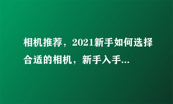 相机推荐,2021新手如何选择合适的相机,新手入手哪款相机好?