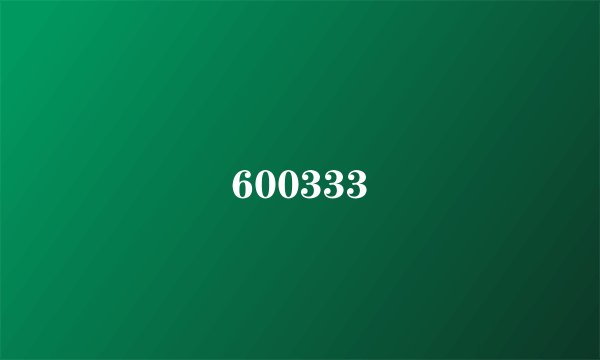 600333