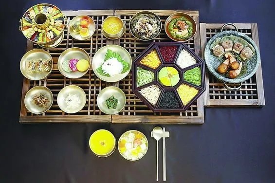 韩国会晤餐桌