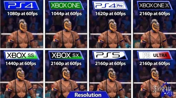 《WWE 2K22》全平台画面对比:Xbox多方面胜于PS
