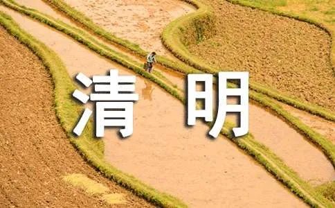写清明节的古诗及赏析