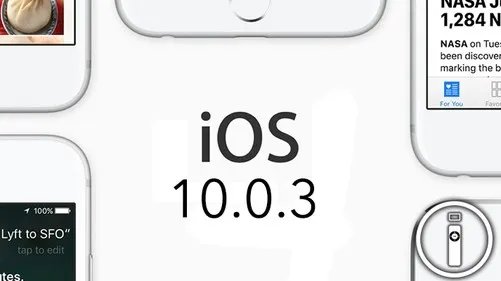 iOS10.0.3正式版推出！