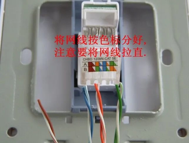 网线地插座怎么接线