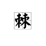 棘怎么读