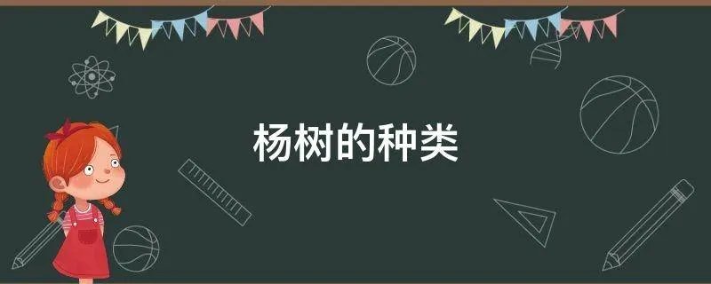 杨树的种类