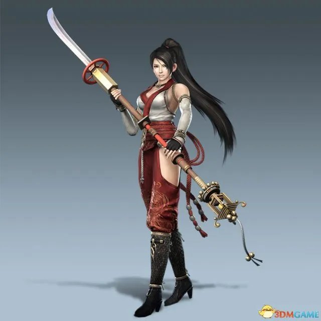 《无双大蛇2:终极版》新角色赏 豪乳妹持大枪