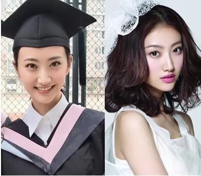 陈瑶晒学士服毕业照素颜清丽可爱,还有哪些明星晒过自己的毕业照,谁的最好看?