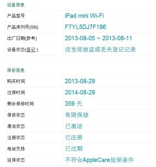 ipad行货查询