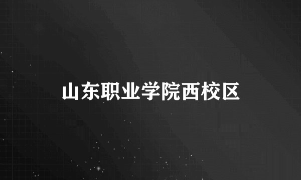 山东职业学院西校区