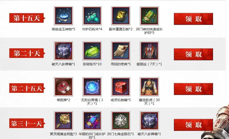 《剑灵》新手日程礼包领取地址