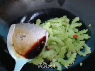 清炒苦瓜