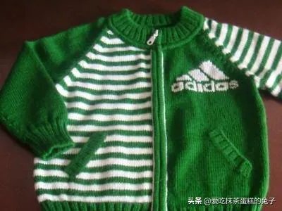 两种颜色的毛衣编织方法?