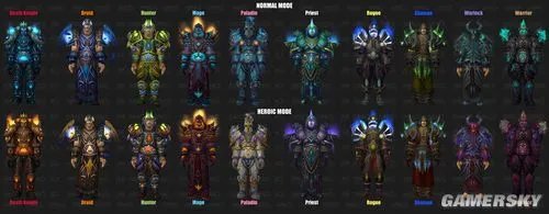 《魔兽世界》T11套全职业、种族、性别预览