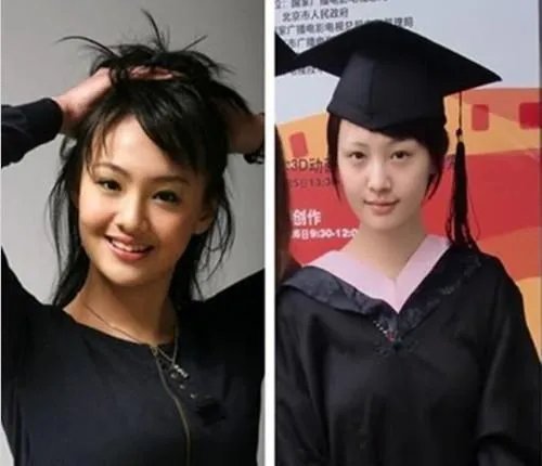 陈瑶晒学士服毕业照素颜清丽可爱,还有哪些明星晒过自己的毕业照,谁的最好看?