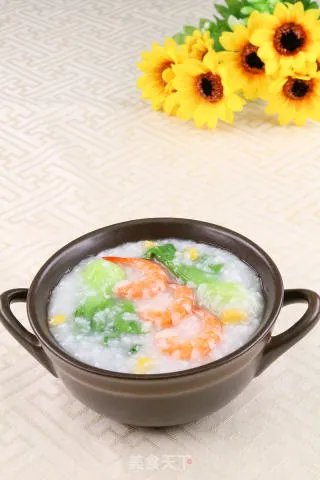 天太热，晚上喝碗【生滚鲜虾粥】算了