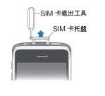 iphone5怎么把SIM卡槽弄出来？