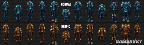 《魔兽世界》T11套全职业、种族、性别预览