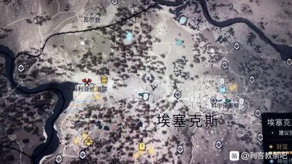 《刺客信条英灵殿》誓约胜利之剑及宝藏、神教成员位置标注