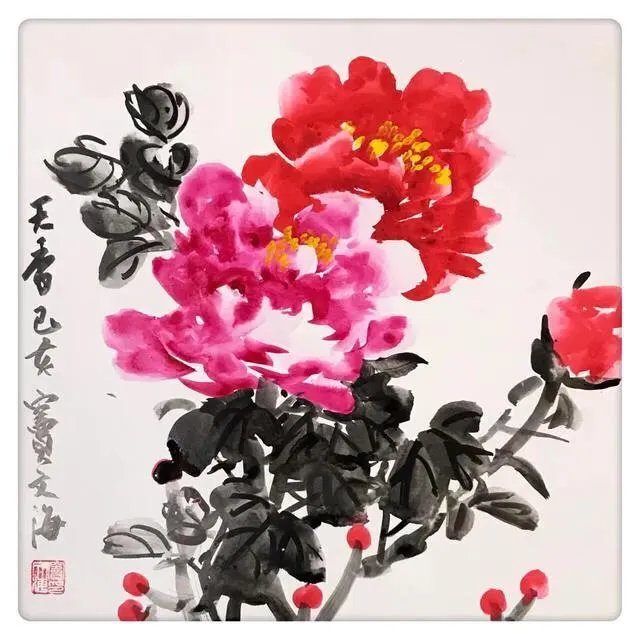 我花8000元买了三张国画，请内行点评一下，值吗？