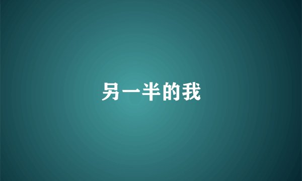 另一半的我