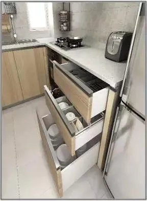 L型厨房的巧妙布局,这样子就完美了