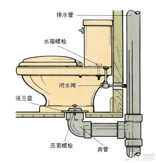 马桶的结构图 马桶堵塞原因分析