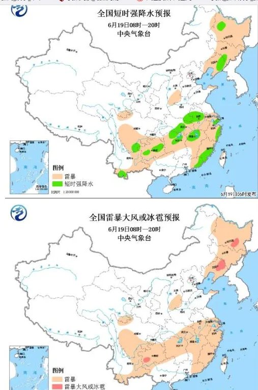 暴雨黄色预警发布波及哪些地区?
