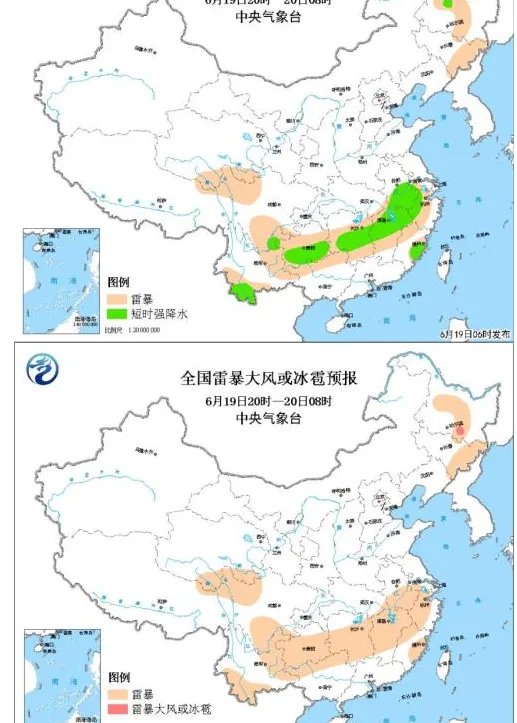 暴雨黄色预警发布波及哪些地区?
