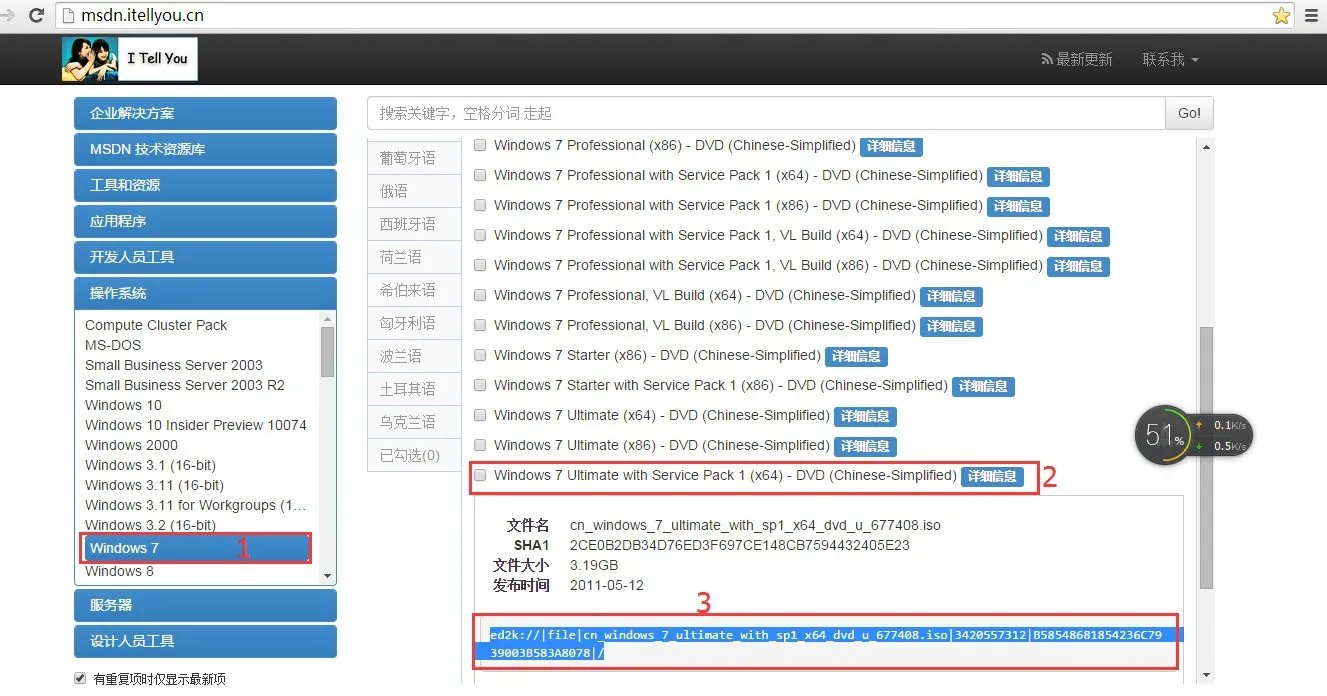 windows7 专业版 msdn