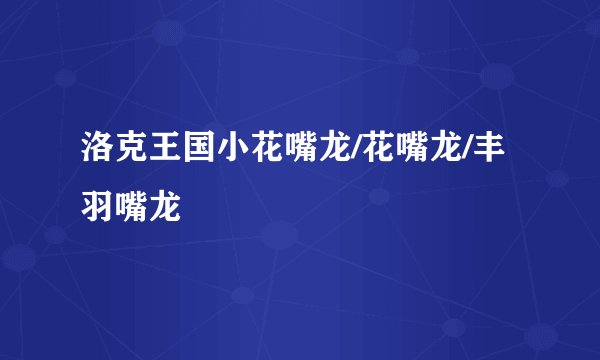 洛克王国小花嘴龙/花嘴龙/丰羽嘴龙