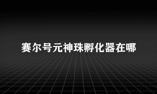 赛尔号元神珠孵化器在哪