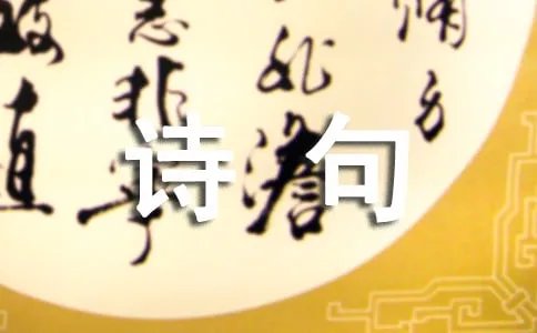 雨后的诗句