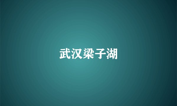 武汉梁子湖