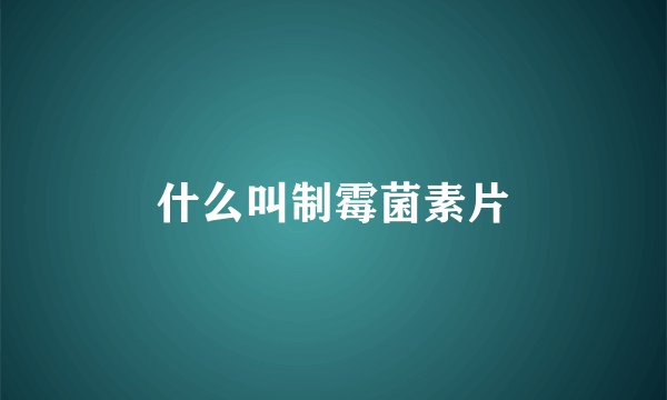什么叫制霉菌素片