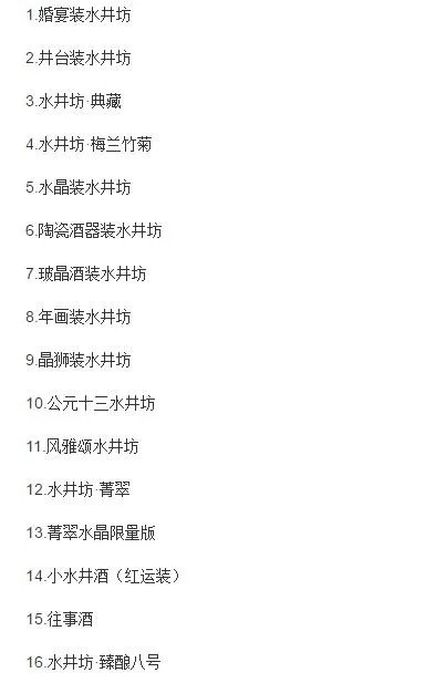 水井坊怎么样