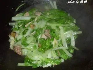 小白菜炒肉