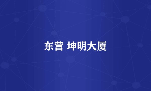 东营 坤明大厦