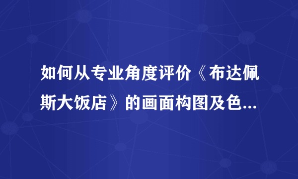 如何从专业角度评价《布达佩斯大饭店》的画面构图及色彩运用？